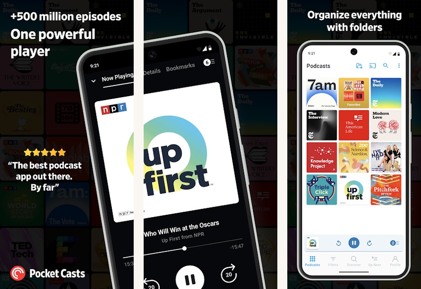 Pocket Casts screenshots screenshots on Android