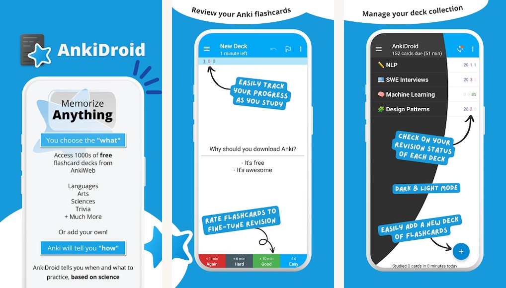 Anki screenshots screenshots on Android