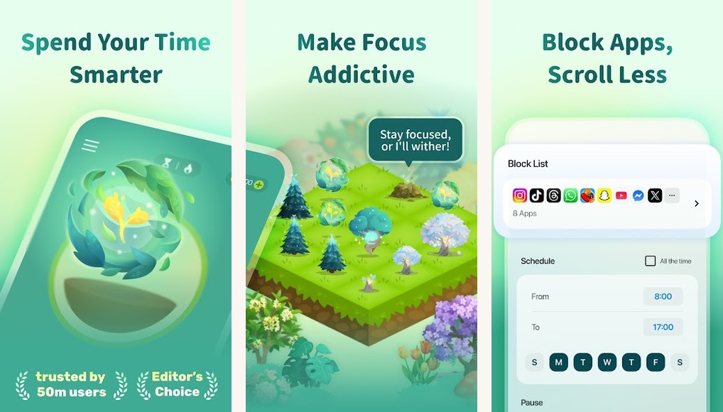 Forest screenshots screenshots on Android