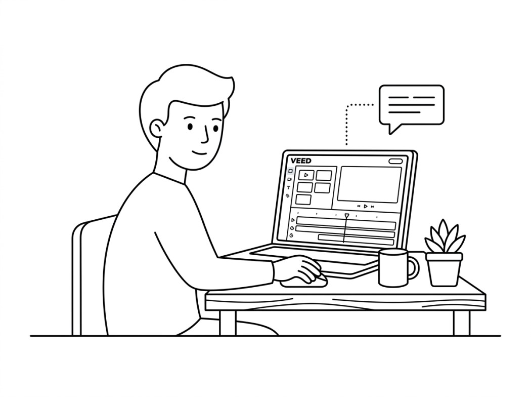Veed.io editorial illustration