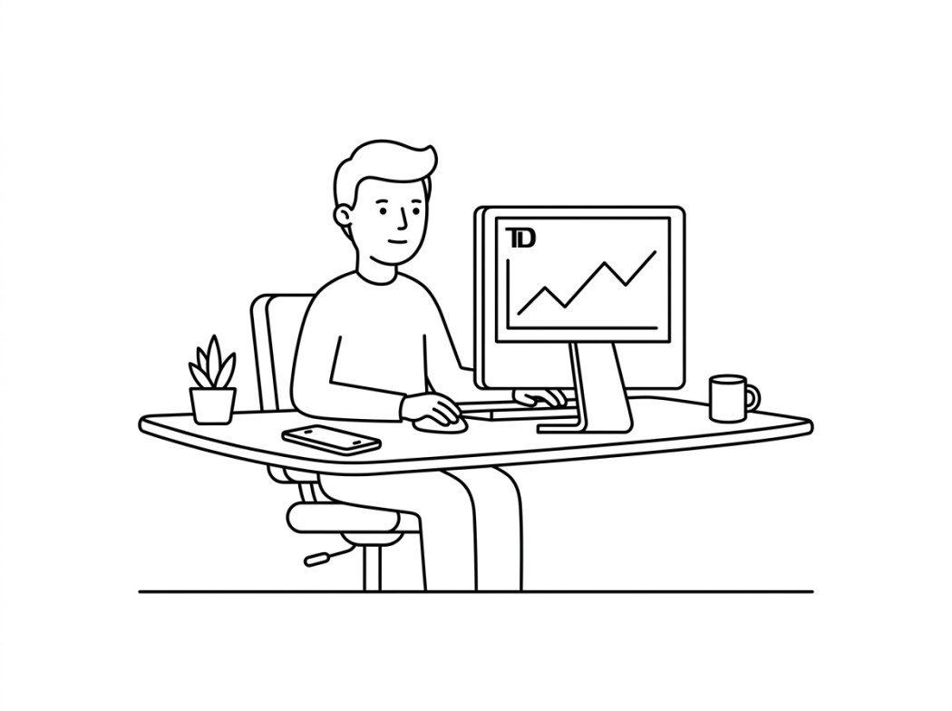 TD Ameritrade editorial illustration