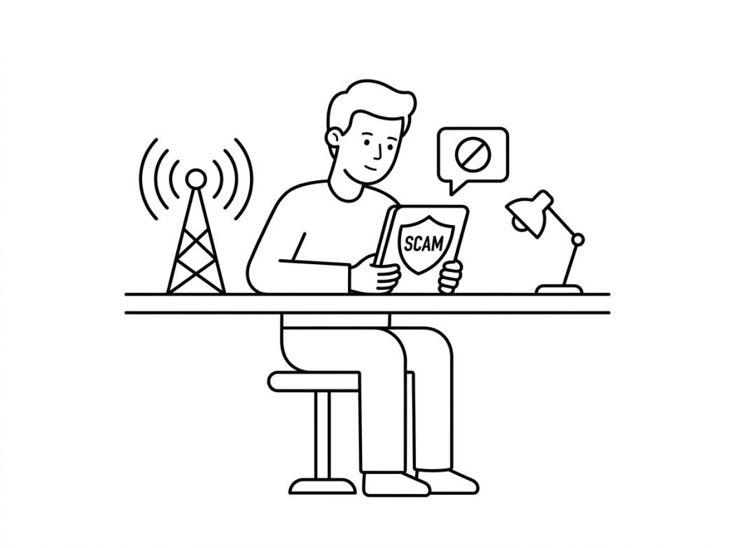T-Mobile Scam Shield editorial illustration
