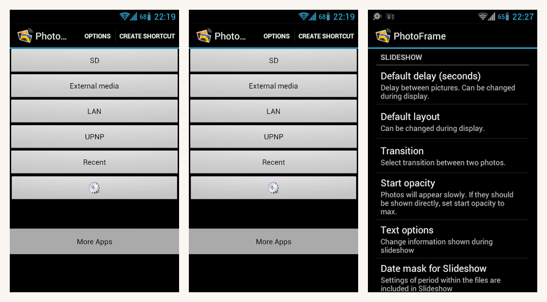 Jeroen Wyseur Digital Photo Frame Slideshow app on Android