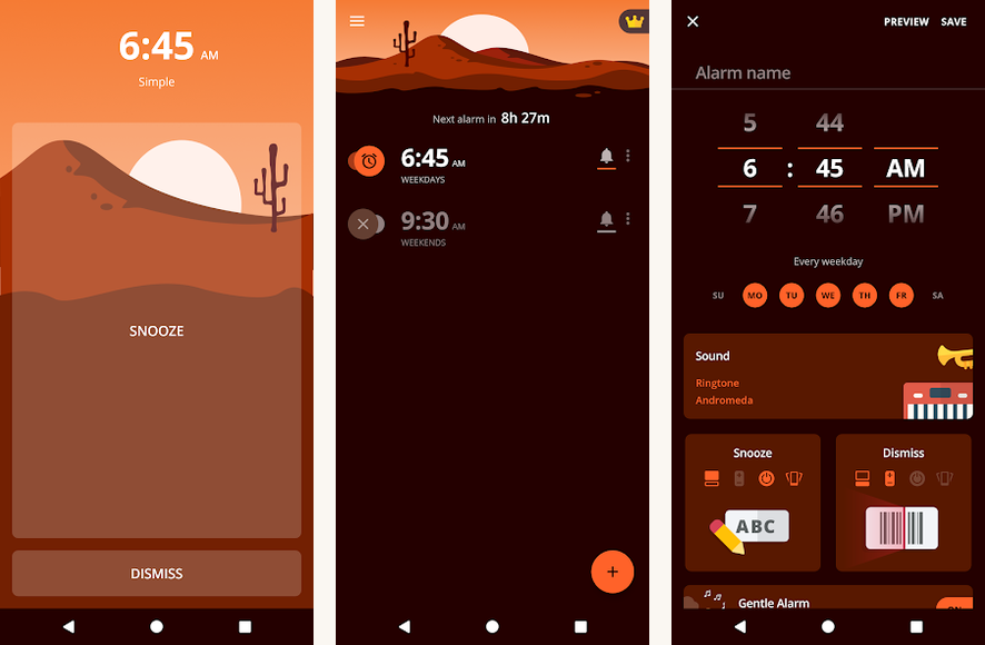 Alarm Clock Xtreme app screenshots on Android