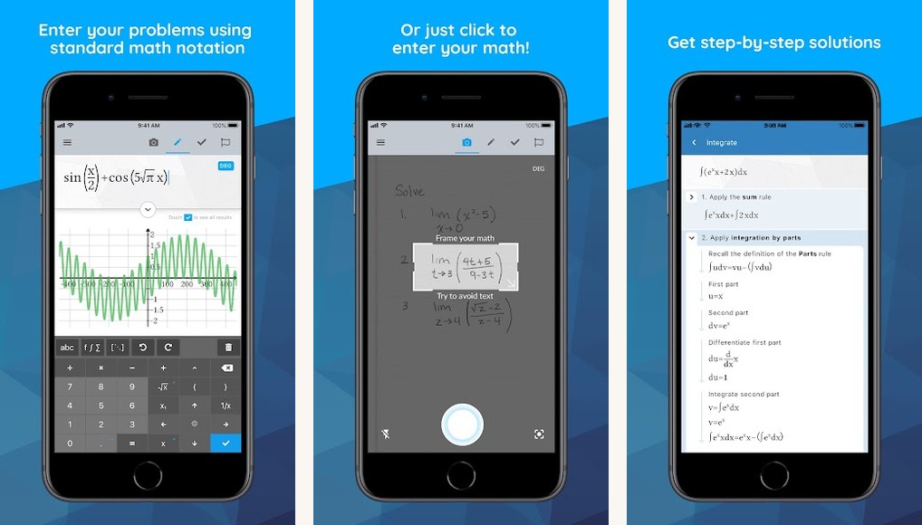 Maple Calculator app screenshots on Android