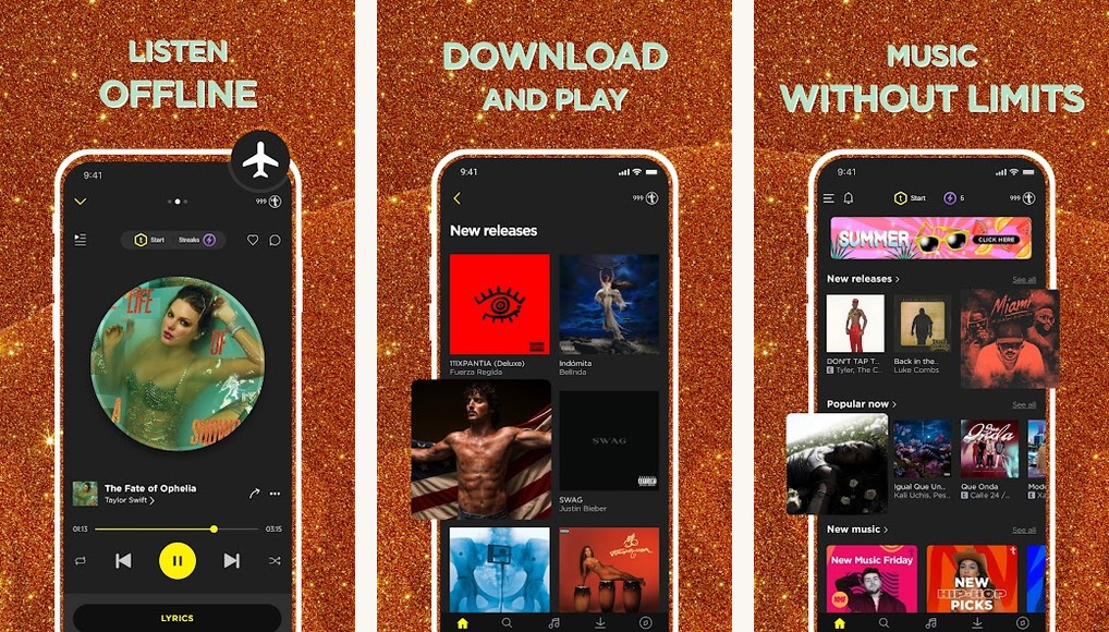 TREBEL app screenshots on Android