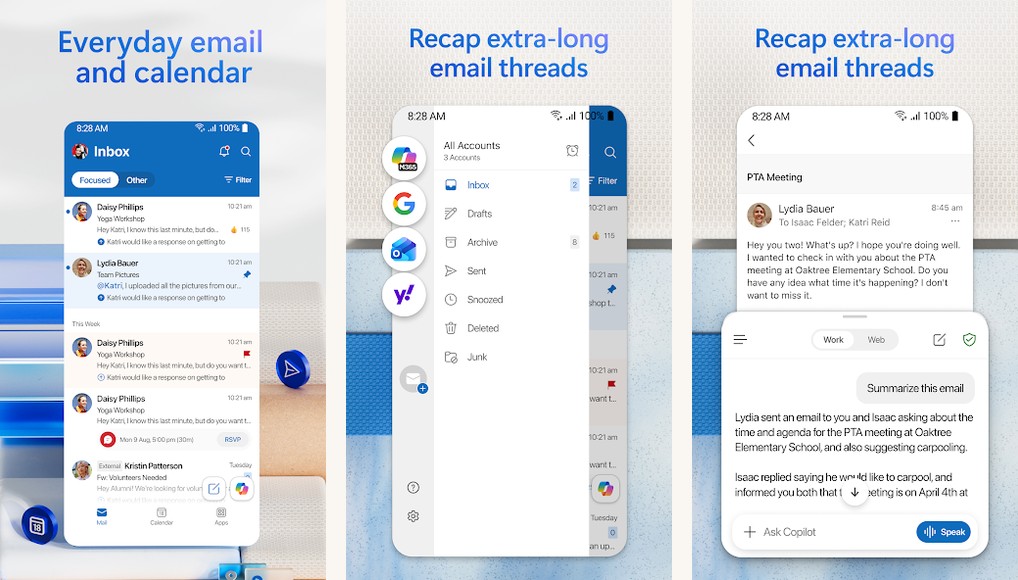 Microsoft Outlook screenshots screenshots on Android