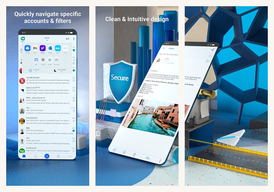 Blue Mail on Android
