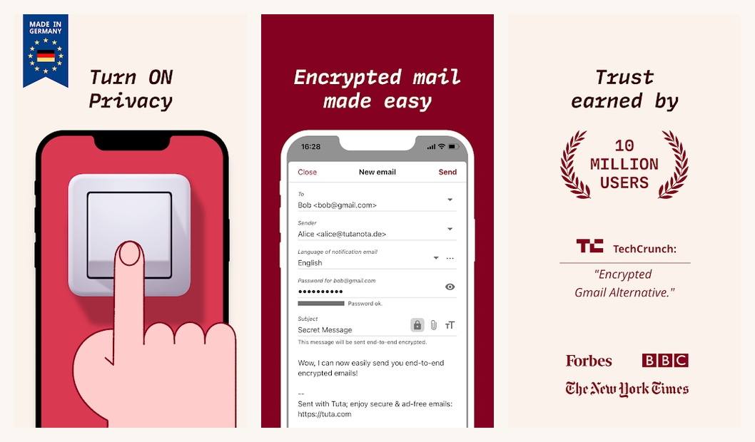 Tuta Mail on Android