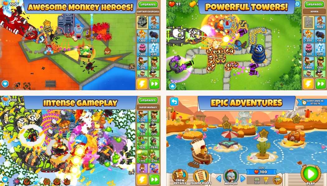 Bloons TD 6 app screenshots on Android