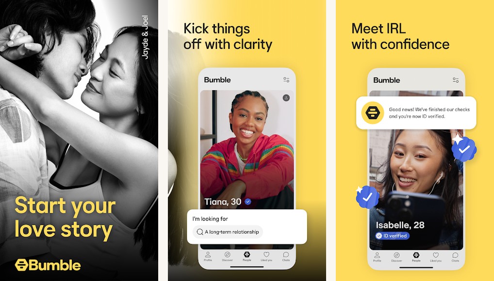 Bumble screenshots screenshots on Android