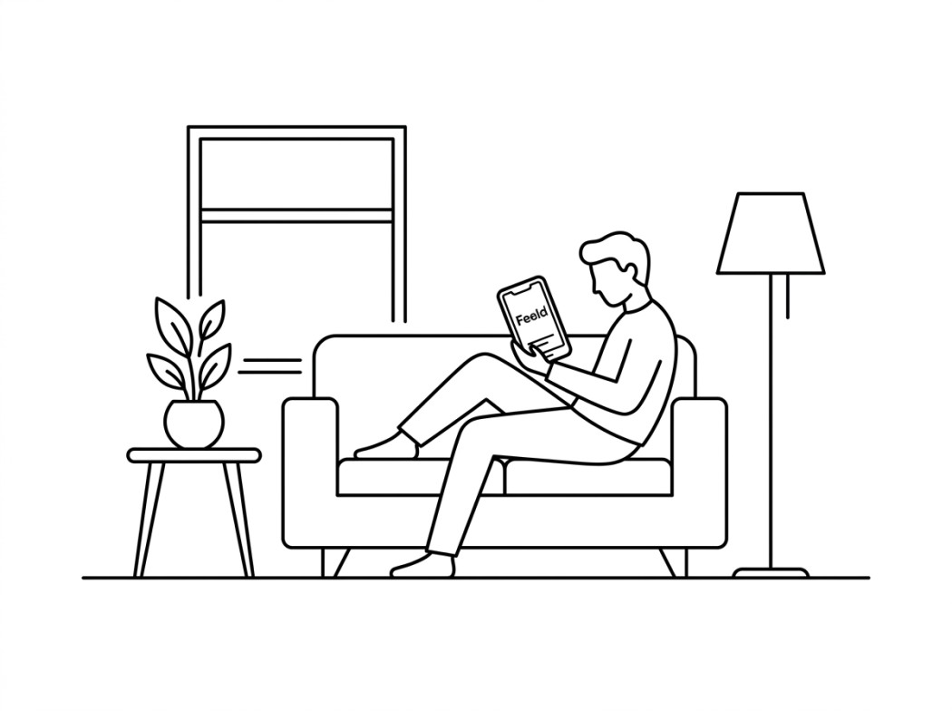 Feeld editorial illustration