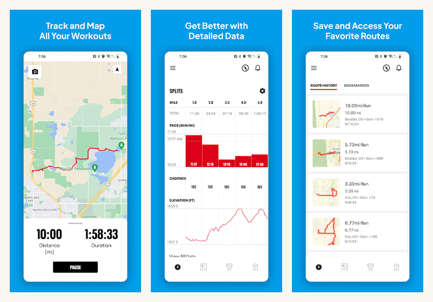 MapMyRun by Under Armour on Android