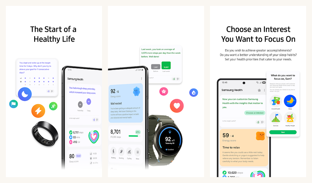 Samsung Health on Android