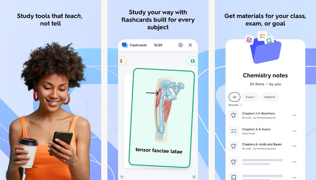 Quizlet screenshots screenshots on Android