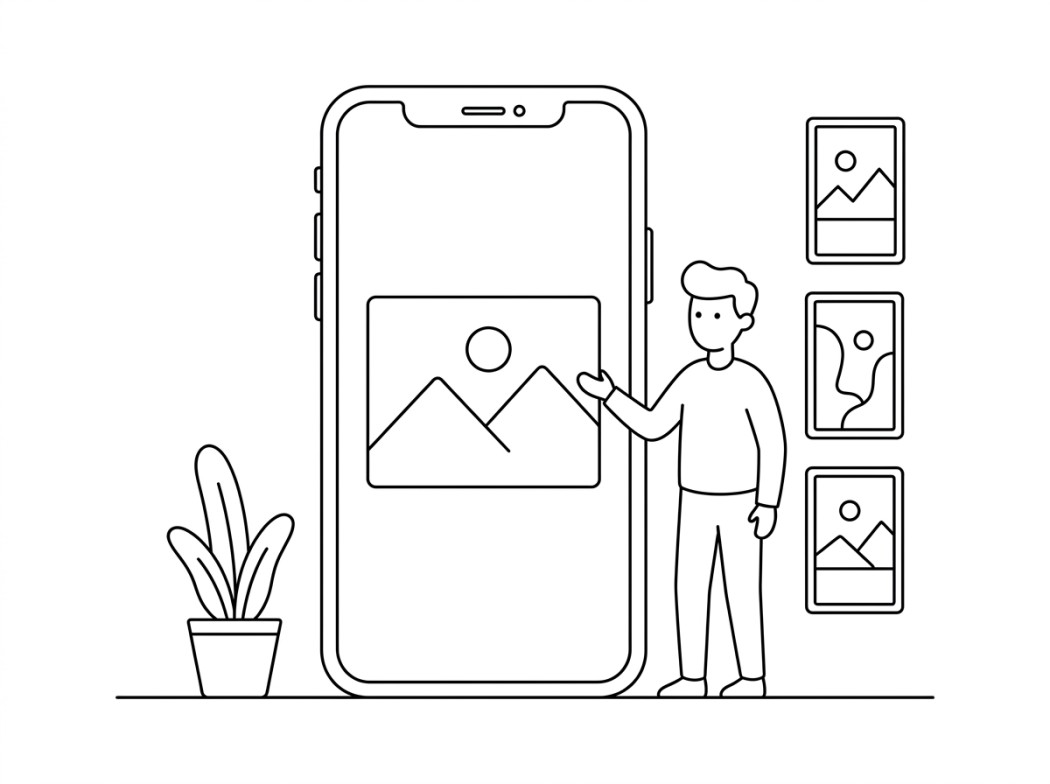 Wallpapers Wallpapers! editorial illustration