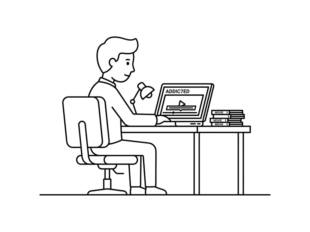 Addic7ed editorial illustration