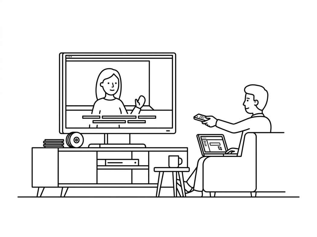TVsubtitles editorial illustration