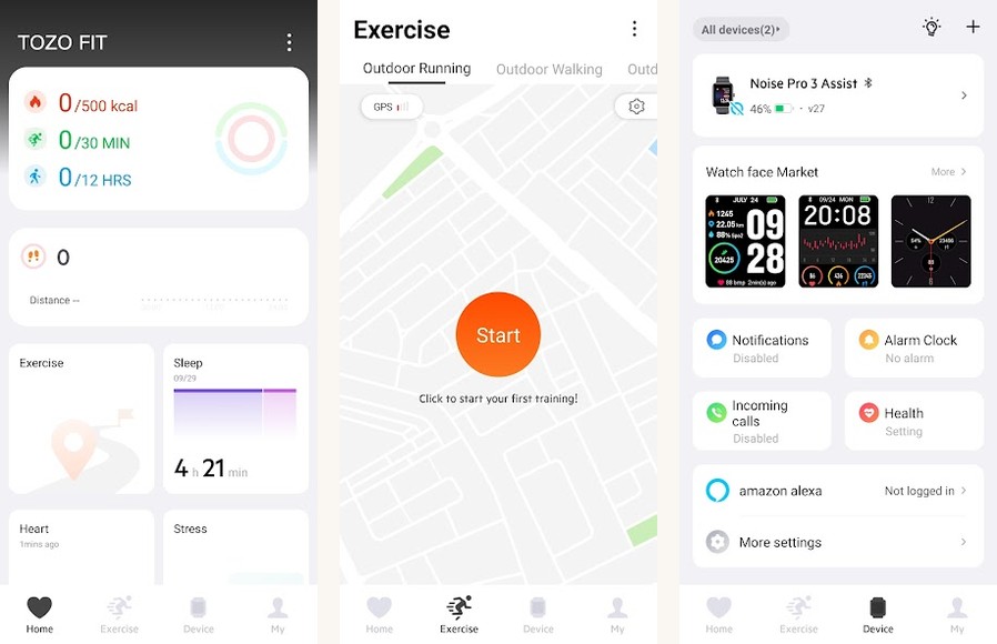 Tozo T6 screenshots screenshots on Android