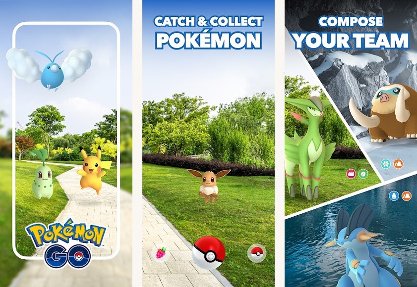 Pokemon GO screenshots on Android