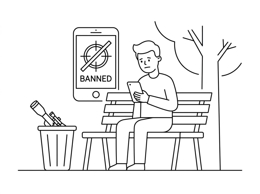 Black and white line illustration representing the one legitimate path Pokemon GO players should take.
