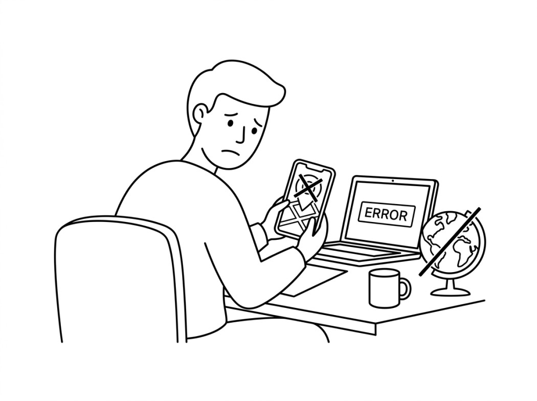 Black and white line illustration representing what sniping was, and why it ended.