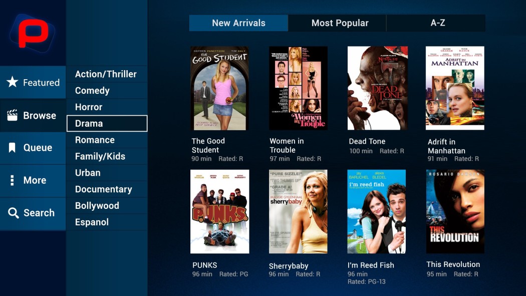 Popcornflix screenshot