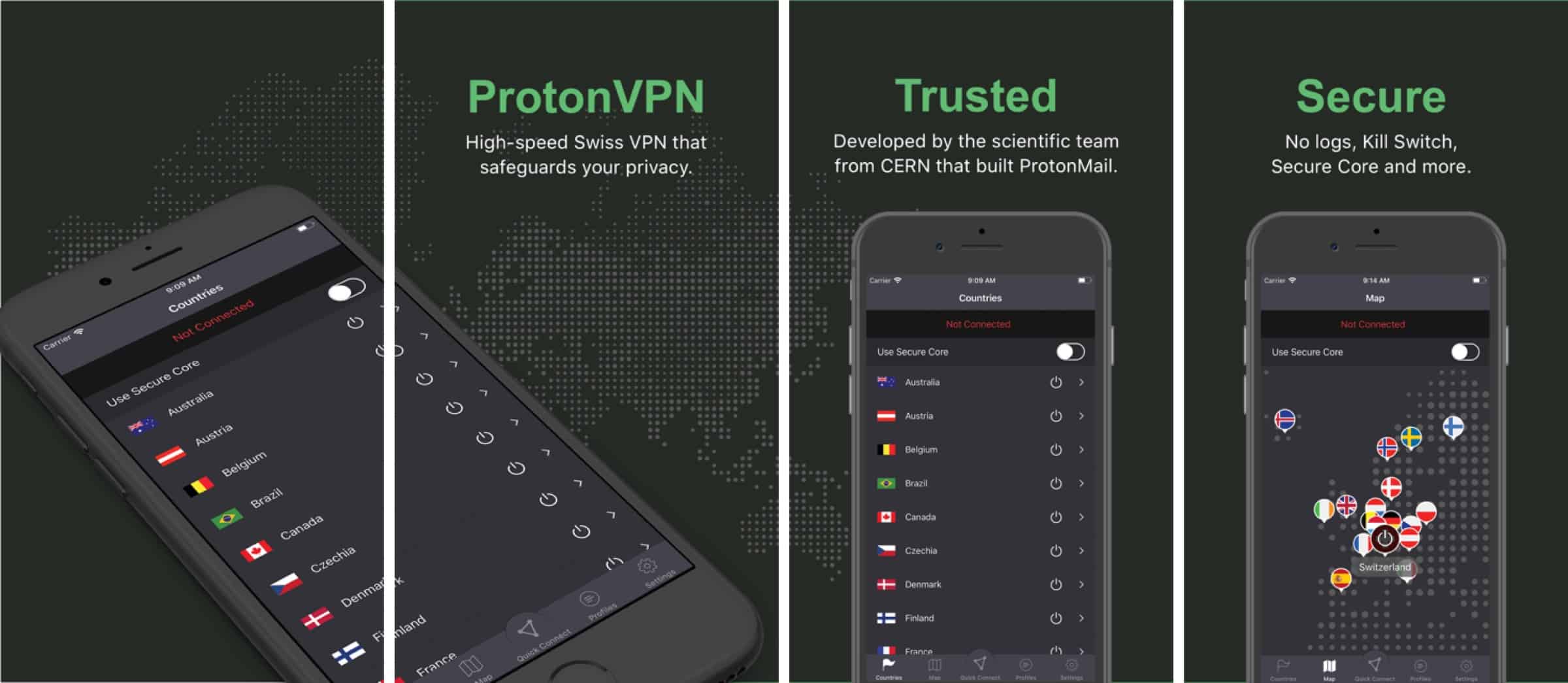 ProtonVPN screenshot