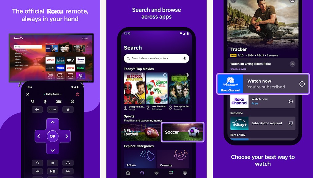 Roku screenshots on Android