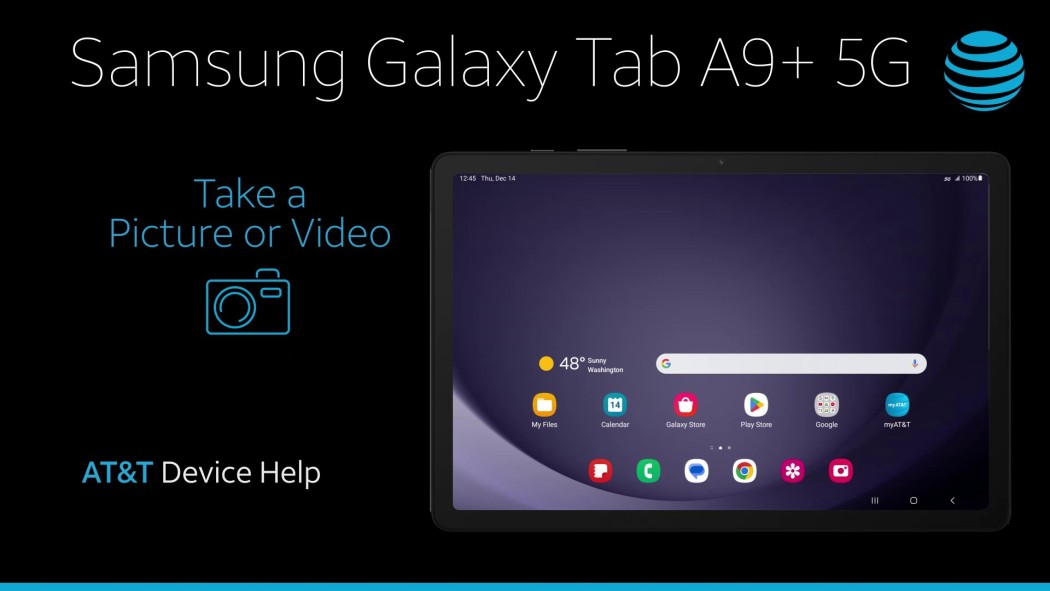Samsung Galaxy Tab A9+ screenshot