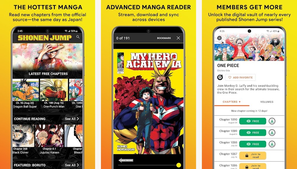 Shonen Jump (Manga Plus) screenshots on Android