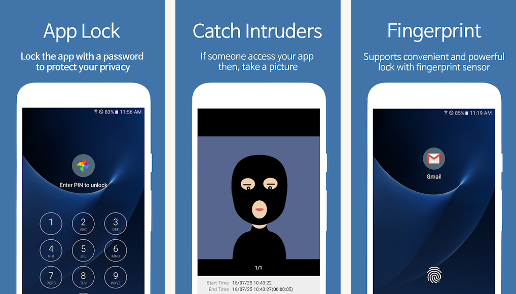 Smart AppLock screenshots on Android
