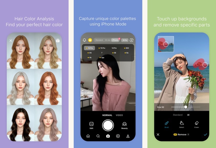 Snow screenshots on Android