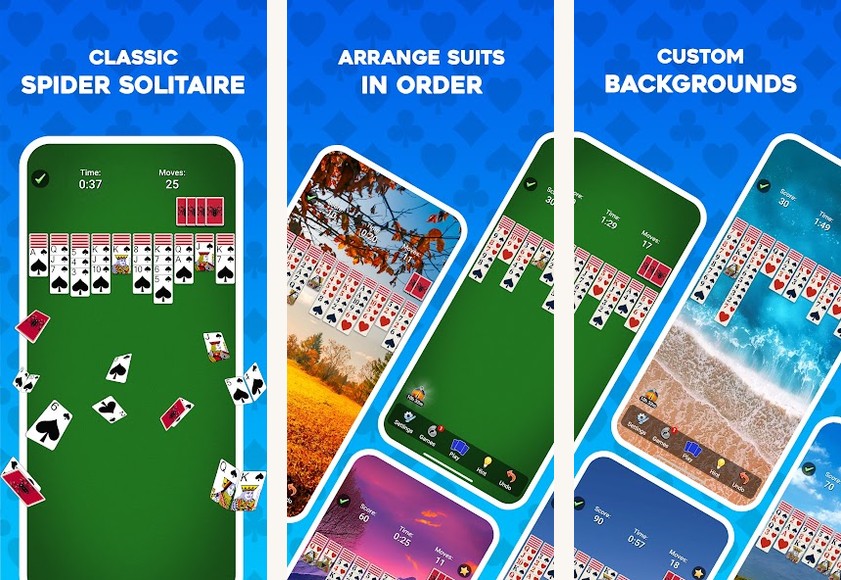Spider Solitaire by MobilityWare screenshots on Android