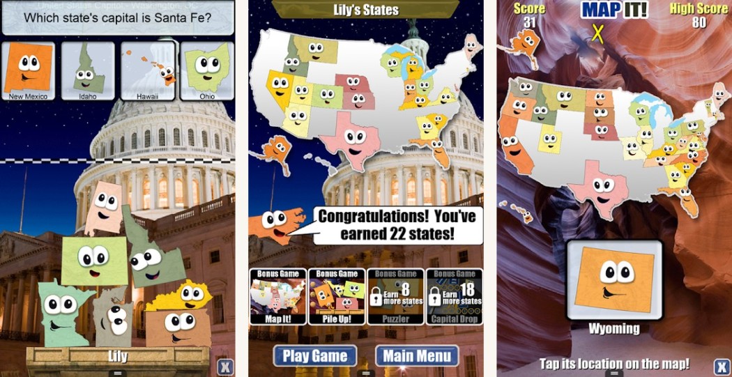 Stack the States screenshots on Android