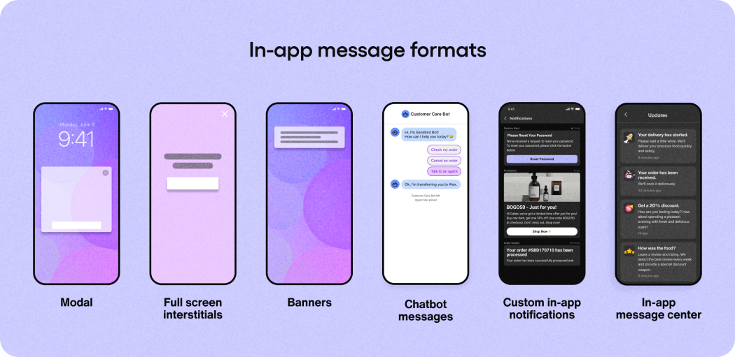 The messaging app stack screenshot