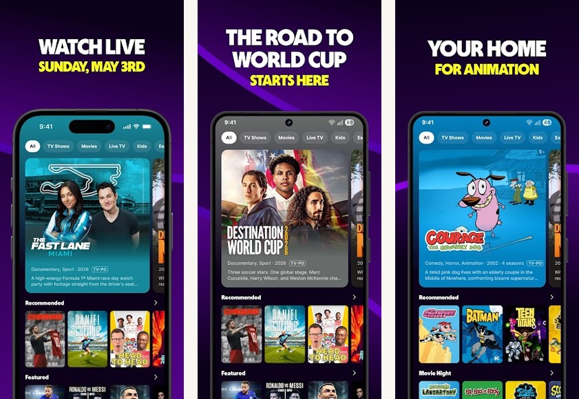 TubiTV screenshots on Android