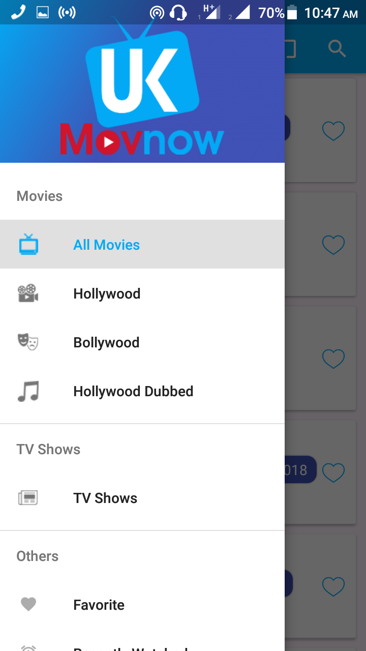 UKMovNow screenshot