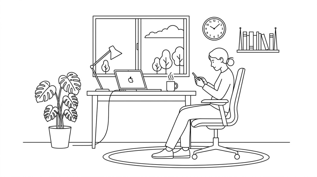 Black-and-white line illustration: a minimal Notion-style scene representing how to recover a permanently locked snapchat account: the real path.