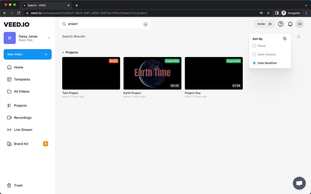 Veed.io screenshot