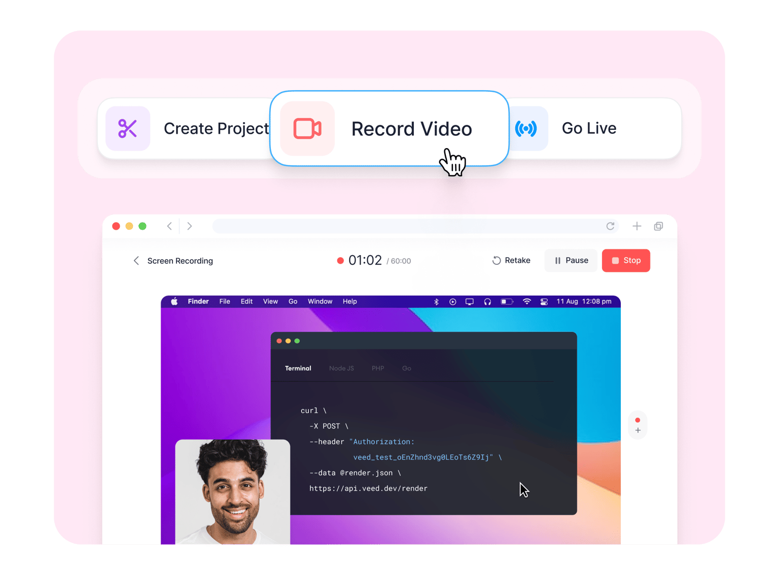 VEED.IO Video Enhancer screenshot