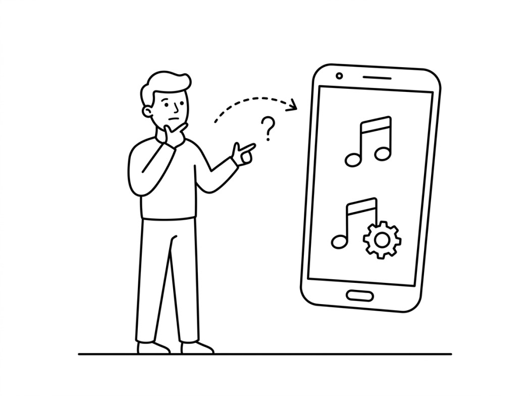 Black and white line illustration representing the best tool by who you are.