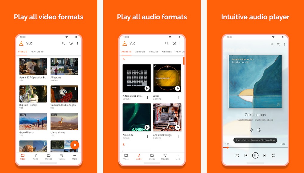 VLC screenshots on Android