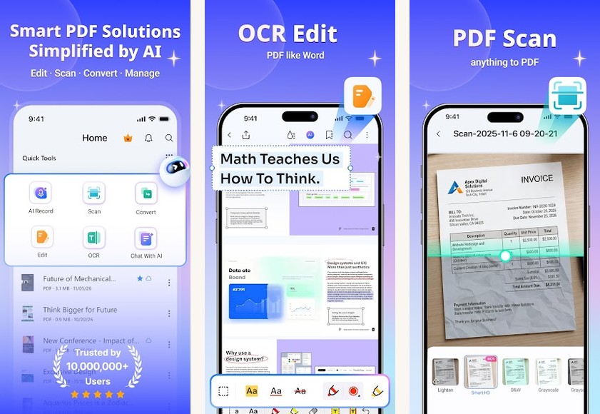 Wondershare PDFelement screenshots on Android