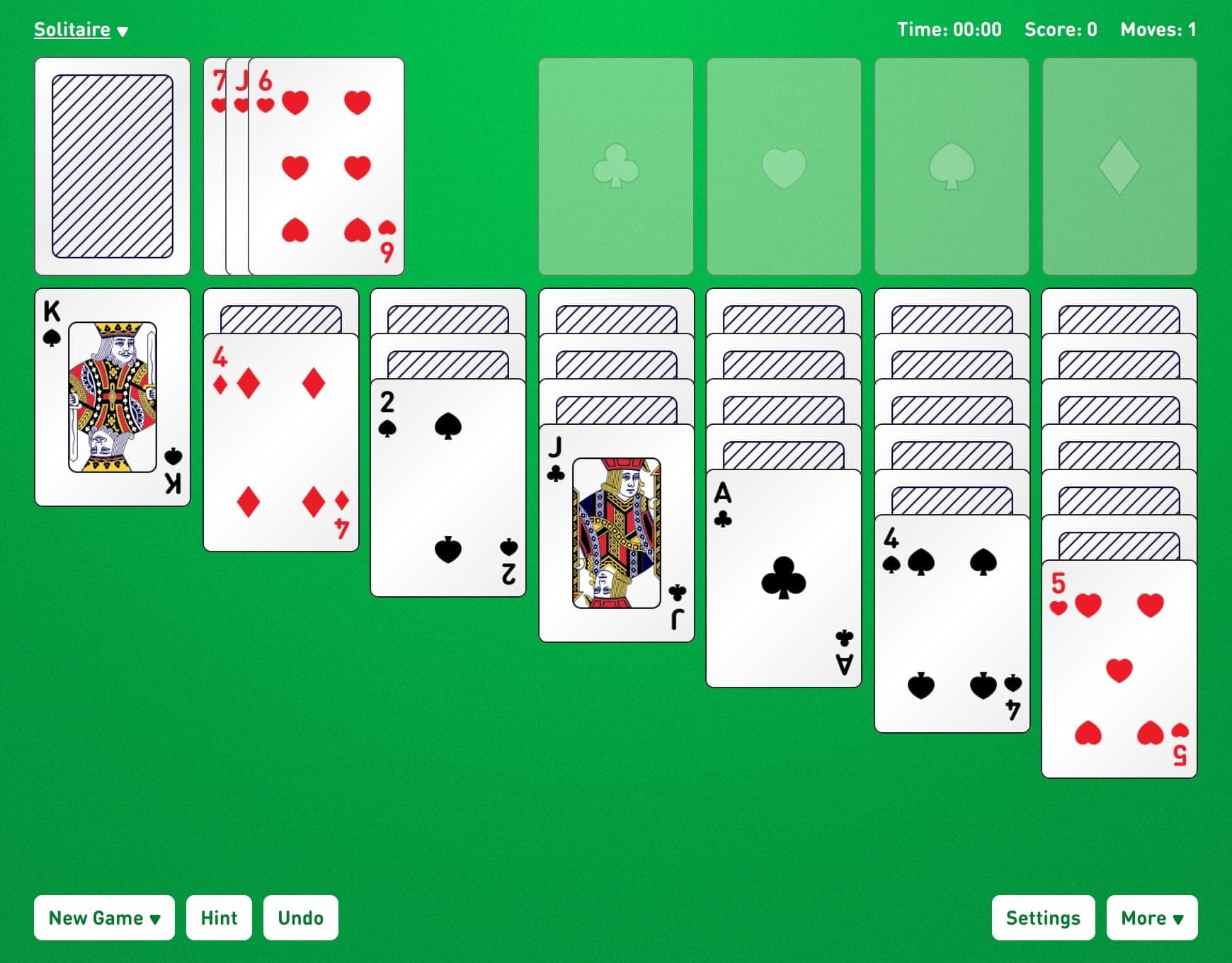 World of Solitaire (web) screenshot