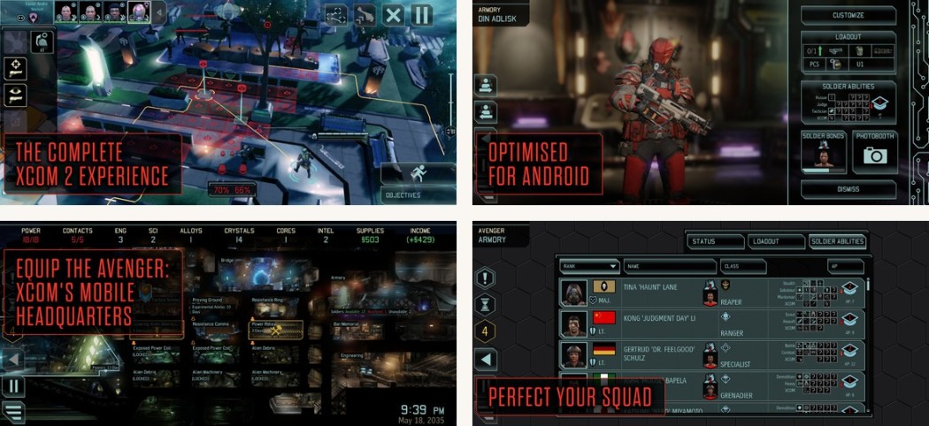 XCOM 2 gameplay on Android