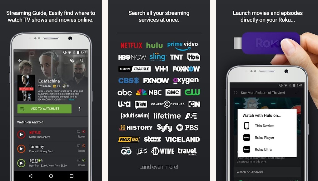 Yidio screenshots on Android
