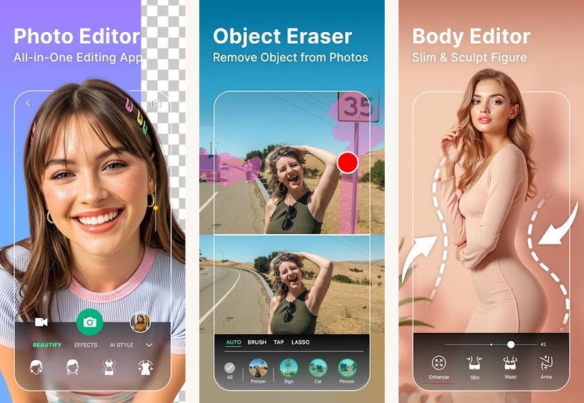YouCam Perfect screenshots on Android