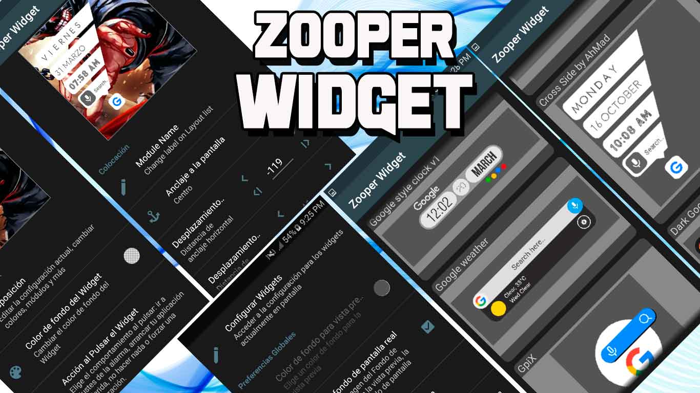 Zooper Widget (legacy fan favorite) screenshot