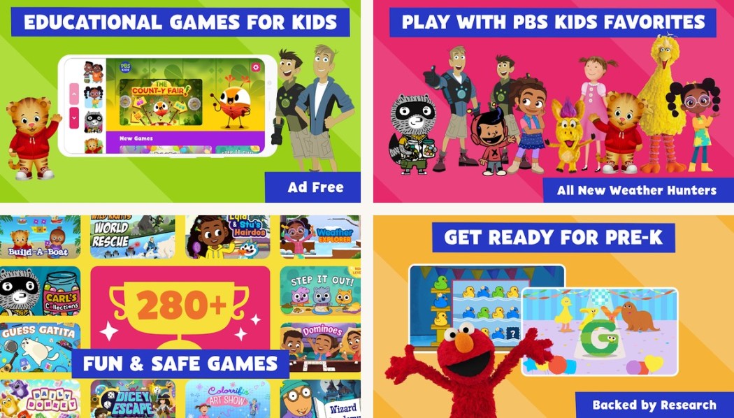 PBS KIDS Games app screenshots on Android